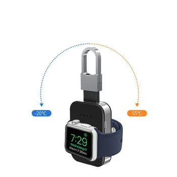 Încărcător Wireless QI pentru Apple Watch band 44 mm 40 mm 42mm/38mm iWatch 5 4 3 Portabil baterie Externă power bank Cheie Lanț