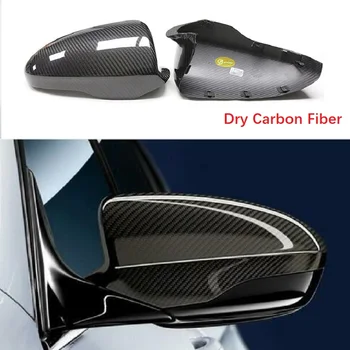 1:1Replacement Uscat Fibra de Carbon Oglinda retrovizoare Capacele se Potrivesc Pentru BMW F10 M5 F06 F12 F13 M6