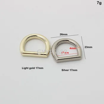 10-30 buc 5 culori 15 16 17 20 23 mm turnare poilshed d inel pentru femei geanta din piele rotund marginea conectorului catarama hardware