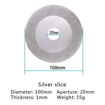 100 mm pânză de Ferăstrău Circular Disc de Diamant Disc Electrozi Wolfram Ascuțitoare Polizor Cutter Lamă de fierăstrău Pentru Oscilant Instrument de Dotari
