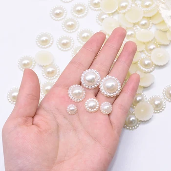 100buc Imitație Pearl Margele Vrac Bijuterii DIY Rășină Perle Neporoase Margele lucrate Manual Pentru Brățară Bijuterii Accesorii
