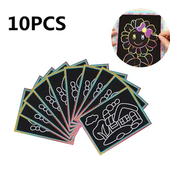 10BUC Model Zero Artă de Hârtie Magic Tablou de Hârtie Cu Desen Stick Jucărie pentru Copii Educație Desen Jucării C63C