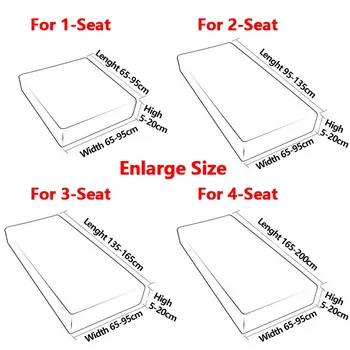 11 tipuri de culoare solidă universal canapea față de pernă elastică gheață mobilier capac protecție pentru fotoliu perna scaunului 1/2/3/4