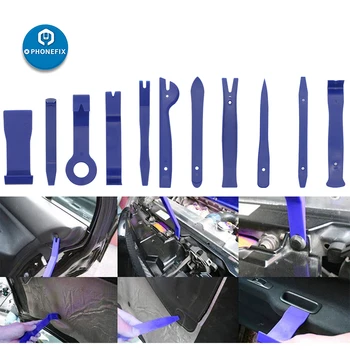 11pcs Auto Garnitura Panou Usa Geam Laminat Tapițerie Removal Tool Kit pentru Auto Garnitura Panou Usa de Turnare Dash Audio Radio Îndepărtare