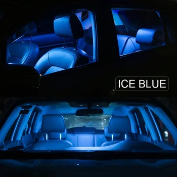 11pcs Canbus fara Eroare LED-uri Auto de Interior Lectură Harta plafoniera Bec Kit Pentru Seat Ibiza IV MK4 6L fabricat intre 2002-2008 Accesorii Auto