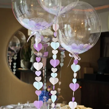12/20/24/36 inch pe Nici un Rid Bobo Clar Baloane Transparente din PVC Balon Petrecere de Ziua Decor Heliu Mingi Gonflabile