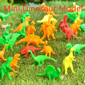 16pcs Un Set Dinozaur Modele Mini Simulare Jurassic Tyrannosaurus Dinozaur Raptor Jucărie de Crăciun pentru Copii BirthdayToy Cadou