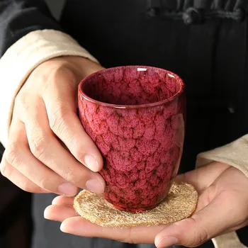 1BUC Creative Ceramice Cana de Cafea cu Lapte Cana de Ceai Unic Măiestrie Pur Ceramice lucrate Manual Cana Cadou Decor Acasă Călătorie Cani