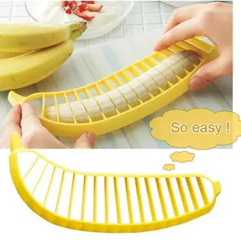 1buc Plastic Creative Banane Tăietor Cutter Legume Fructe Instrument de Filtru de Salata Chef Bucătărie Cuțite de Bucătărie Gadget-uri, Accesorii