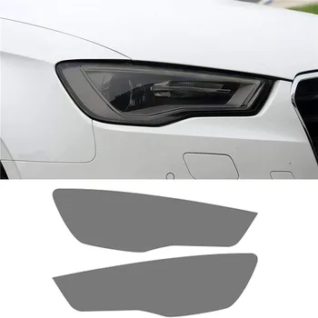 2 buc Faruri Masina de Film de Vinil Anti Scratch Negru Transparent TPU Autocolant pentru Audi A3 S3 RS3 8V 2020 Exterior Accesorii