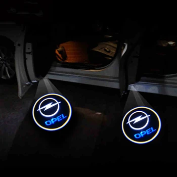 2 buc LED-uri Auto Ușa Lumină de Avertizare Binevenite Logo Proiector Pentru Opel Astra h, g, j, Insignia, Zafira b, Corsa d, Vectra c Antara Vivaro Opc