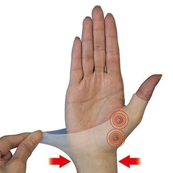 2 buc Terapia Magnetică Încheietura mâinii Mână Deget Presiune Suport Corector Ameliorarea Durerii