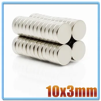 200Pcs Magnet Rotund 10x1 10x2 10x3 10x4 10x5 10X8 10x10 mm, Magnet de Neodim Permanenți NdFeB Super-Puternici Magneți Puternici 10X1.5