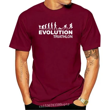 2020 Moda Casual Barbati T-shirt EVOLUTIA TRIATLON - Înoată Motociclist Runner Cadou Amuzant pentru Bărbați T-Shirt