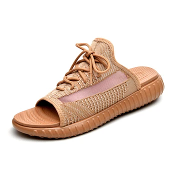 2020 Oameni Noi Pantofi De Vară Papuci Cuplu De Moda Special Weave Pantofi Respirabil De Sex Masculin Flip Flops În Aer Liber Mens Papuci De Casă Plus Dimensiune