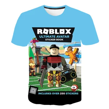 2021 Băiat Robloxing T-Shirt pentru Copii Desene animate cu Maneci Scurte de Vară pentru Copii T-Shirt de Imprimare 3D Punk Stradă Rece Fete pentru Copii Haine