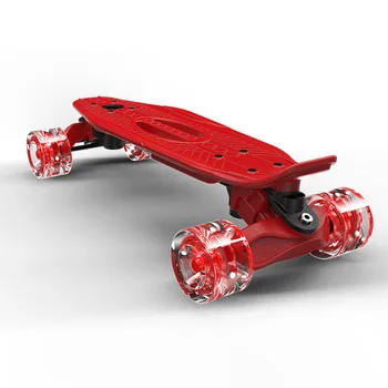 2021 Calitate Teren de Skateboard Exercițiu Perie Strada Pește Mic Consiliului de Mers pe Skateboard 54cm/21inch Penny Board Pentru Incepatori