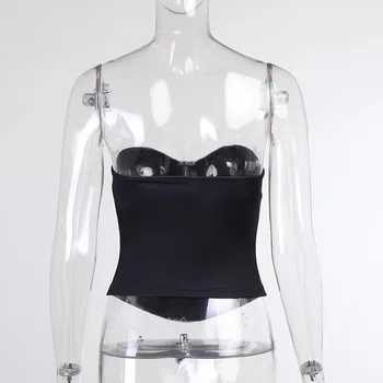 2021 Femei Corset Talie alb-Negru portret Casual, Skinny salopete Corpul Costume club de Noapte de Moda Sexy Body Shaper