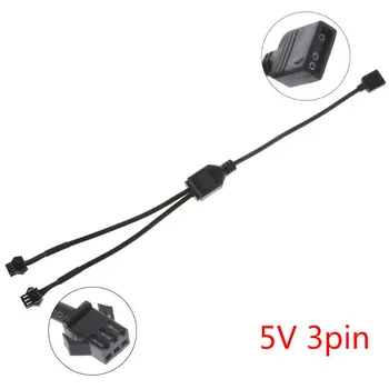 2021 Noi 5V 3PIN JST SM 3Pin Fan Interfață de sex Feminin/Masculin Adaptor Cablu pentru Placa de baza SINCRONIZARE Transfer Cablu de Extensie