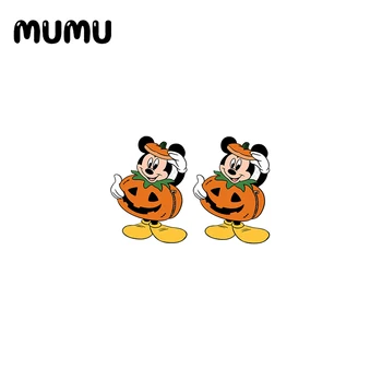 2021 Noi De Halloween Mickey Mouse Stud Cercel Drăguț Epoxidice Bijuterii Rășină Acrilică Cercei Cadouri Lucrate Manual Fata