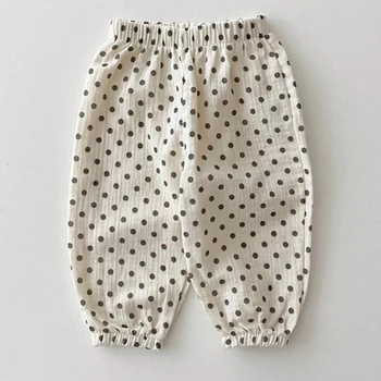 2021 Vara Nou-Născut Pantaloni Pentru Băieți Și Fete De Îmbrăcăminte Din Bumbac Inima Polka Dot Model De Pantaloni Pentru Copii Copilul Pierde Pantaloni Casual