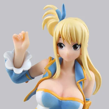 21cm Anime Fata Sexy Fairy Tail de Colectie Model Final de Sezon Lucy Heartfilia Figura 1/8 Scale Pictat figurina Jucarie pentru Adulti
