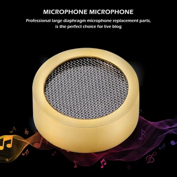 25mm Microfon cu Diafragma Mare Cartuș de Bază de Înregistrare Microfonul Condensator Capsula cu Diafragma Mare Cartuș de Bază Capsulă