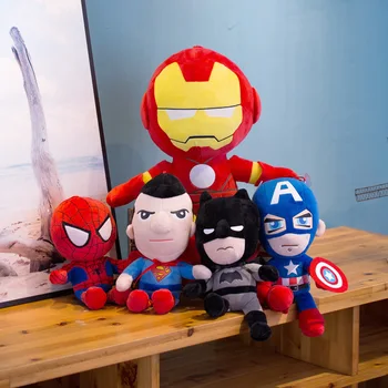 28-47cm Disney Marvel Avengers Jucării de Pluș Captain America, Batman, Spiderman, Iron Man Păpuși de Pluș Eroi de Desene animate Papusa Jucării