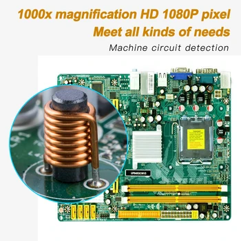 3-în-1 1000X Microscop Digital HD 1080P Telefon Mobil Microscop cu Tip-C & Android și Calculator 3 in 1 Cablu