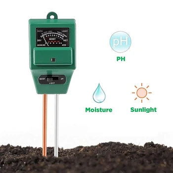 3-în-1 de Sol Tester de Umiditate, lumina Soarelui pH-Metru de uz Casnic Grădină Plantare Elemente pentru Plante, Flori, Unelte de Gradina