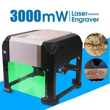 3000mw CNC Sculptură Gravare Laser DIY Marca Logo-ul Imprimantei K4 Cutter pentru prelucrarea Lemnului Mini Masina de Gravat Laser USB Gravură Gama