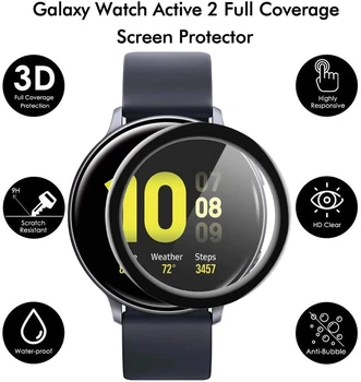 3D HD Polimer Ultra-subțire Ecran Protector de Film Pentru Samsung Galaxy Acitve 2 Soft Film de Sticlă Pentru Galaxy Watch 3 Pentru Geat Sport S3