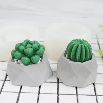 3D Silicon Mucegai Uscat de Flori Rasina Decorativa Ambarcațiuni Diy de Depozitare Suport pentru Pix Mucegai Rășină Epoxidică Forme Concrete Lumânare Oală Mucegai