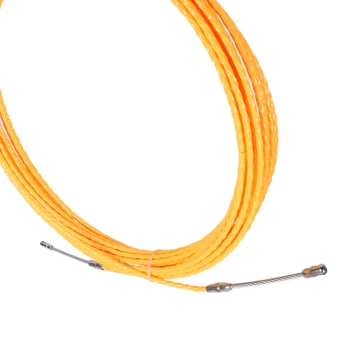 3mm Galben Cablu Tragator Pește Role de Bandă Tragator din fibra de sticla Perete de Metal Sârmă Canal De Telecomunicații Electrice Fir Perete Conductă Instrument