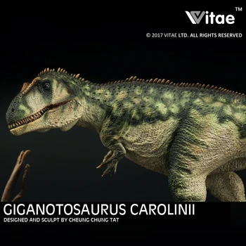 42cm 2018 Vitae Lumea Jurassic Giganotosaurii carolinii animale Preistorice 1:35 Simulare dinozaur model