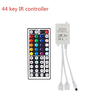 44-Cheie Telecomandă IR Controller Wireless,Redresor Cutie de Control,DC 12V 3A Alimentare Adaptor,pentru 2835 3528 5050 RGB LED Strip Lumina