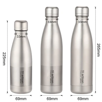 550/680ml Titan Sticla de Apa Portabil BPA gratuit Apa de Băut Sticla Sală de Sport Ciclism Drinkware Școală Copii Cadouri