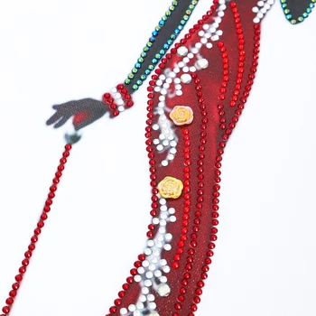 5D DIY Parte Burghiu Special în Formă de Diamant Pictura Elegant Lady Diamond Broderie Mozaic Kit Decor Acasă pentru Șirag de mărgele de Arta de Perete Cadou