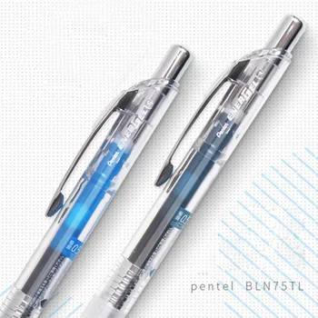 5Pcs Japonia PENTEL Limitat Pix cu Gel BLN75TL Transparent Pen Refill de Culoare pe bază de Apă Pen 0.5 mm Student Scris de Papetărie