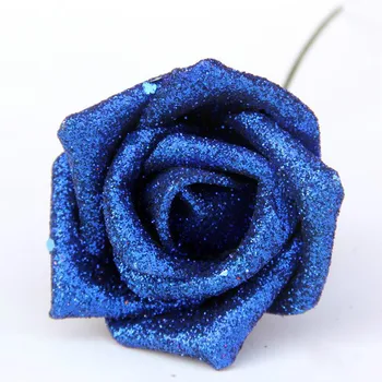 6 CM de Spuma PE Aur Roz de Flori Artificiale Flori de Trandafir Artificiale Cap Petrecere de Nunta de Decorare Flori Trandafiri