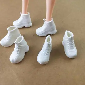 6 Perechi/lot Adidași de Moda Pantofi de SPORT pentru Barbie Papusa cu Pantofi De 11.5
