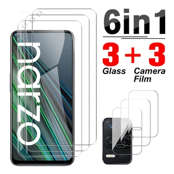 6in1 Ecran Protector Pentru Realme Narzo 30 5G Sticla Caz Pentru realme 8 7 6 pro realmi 8 7 GT 5G Narzo30A Lentilă aparat de Fotografiat de Film