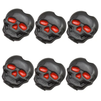 6Pcs Forma Craniului Chitara Tuning Peg Tuner Mașină de Înlocuire Cap Buton