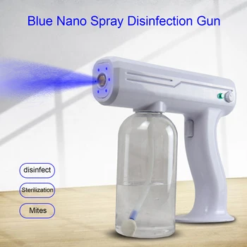 800ML Electrice Portabile Reîncărcabile Lumină Albastră Nano Aburi Pistol de Pulverizare Wireless Pulverizarea de Insecticid Spray Dezinfectare Mașină