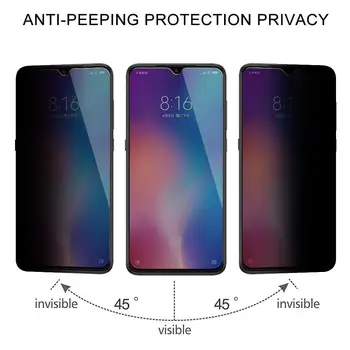 9H Confidențialitate Sticlă Călită Pentru Xiaomi Redmi 7 Nota 7 Pro Anti-Peeping Ecran Protector Pentru Redmi Notă 7Pro Note7 Anti-Spy Glass