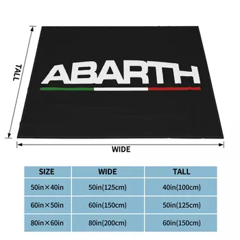 Abarth Rally Car Logo-Ul Fiat Italia Black Mens Top Bumbac Moda Haine Barbati M Flanel Pătură