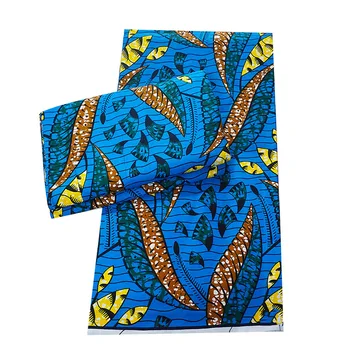 African Ceara de Imprimare Tesatura 6yard Pentru Rochie de Cusut Meserii DIY Material de bumbac de Ț Înaltă Calitate din Africa de mireasa tesatura