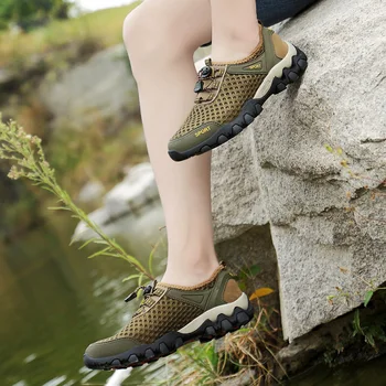 Apa Adidasi Barbati Aqua Pantofi anti-alunecare Drumeții, Alpinism Pantofi de Plaja din Amonte și de pe Litoral de pantofi Uscare Rapidă Zapatos De Agua
