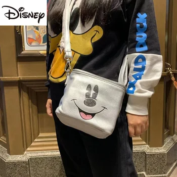 Autentic Disney Mickey Minnie Desene Animate Drăguț Doamna Geantă De Umăr, Sac De Mesager Pătrat Mic Cadou Sac De Mare Capacitate Sac De Cosmetice