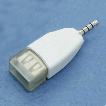 Auto Universal Convertor Adaptor USB 2.0 de sex Feminin la Masculin de 3,5 mm AUX Audio Durabil Masina Mufă Jack